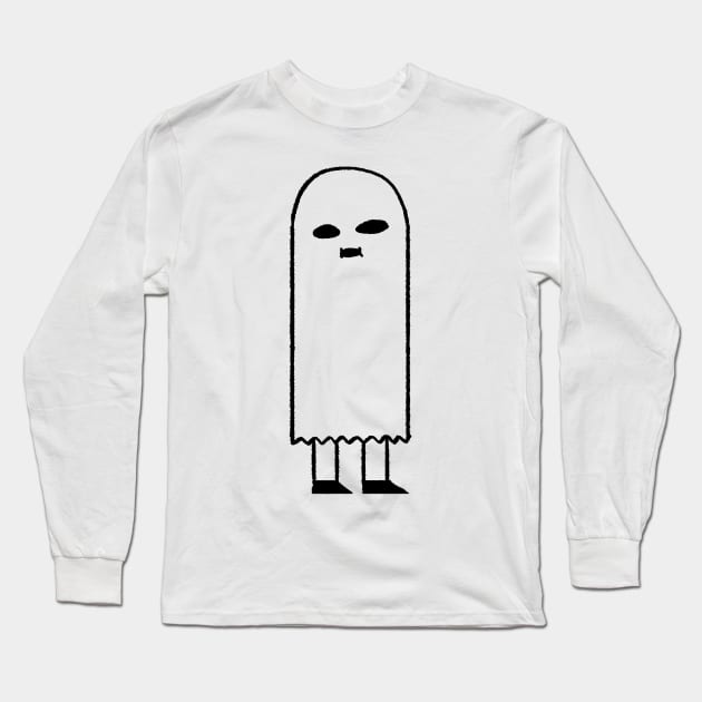 Ghost Long Sleeve T-Shirt by Daniel Spenser